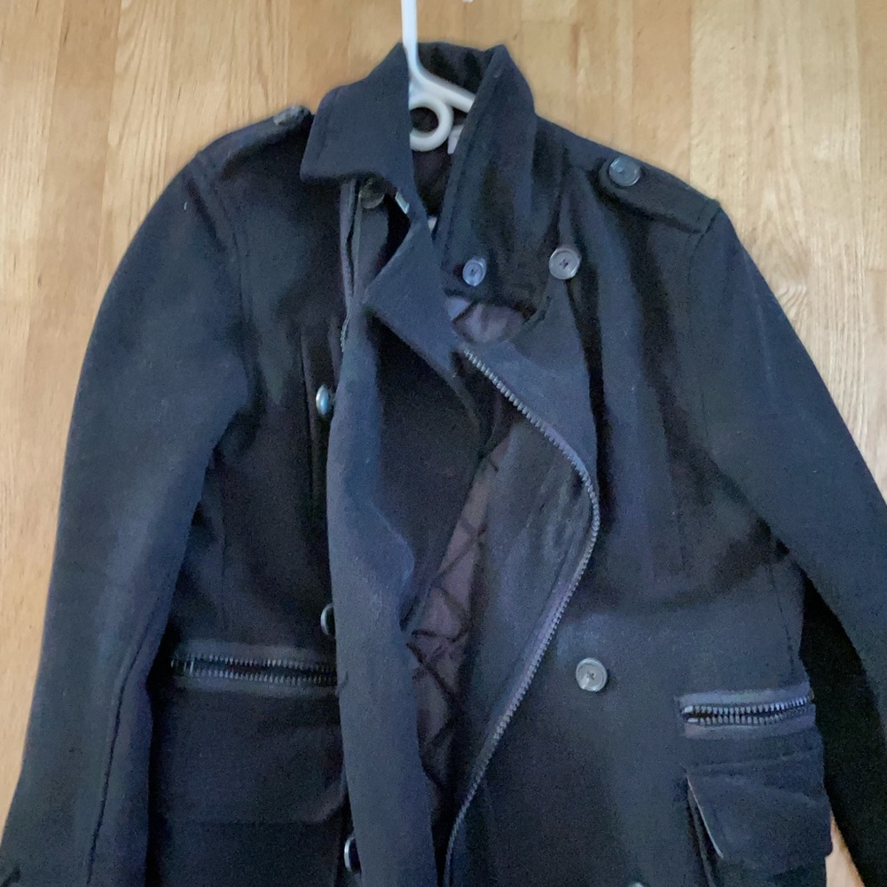 Topman quilted large coat! Perfect for the east coast winters!